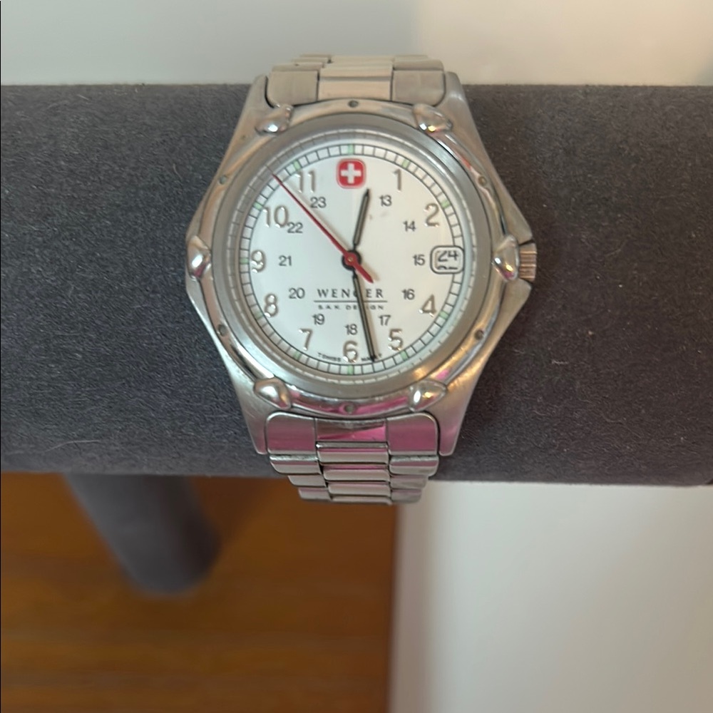 Wenger Silver and White Men's Watch